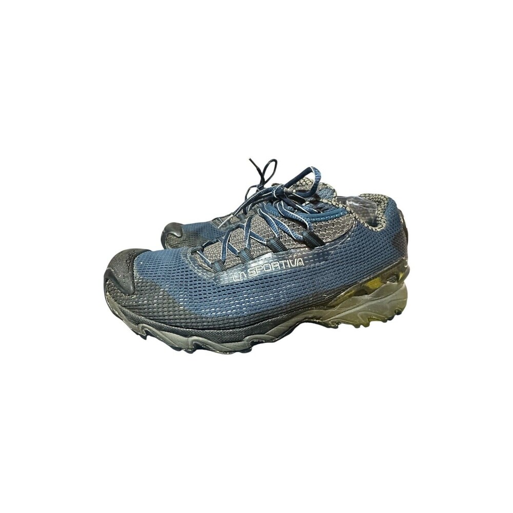 La Sportiva Wildcat Trail Running Shoes Men's Size 12 Blue Black Hiking Outdoor